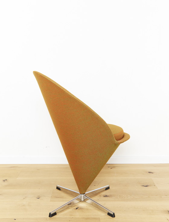 Image 1 of Vintage kegelvormige stoel van Verner Panton voor Gebrüder Nehl