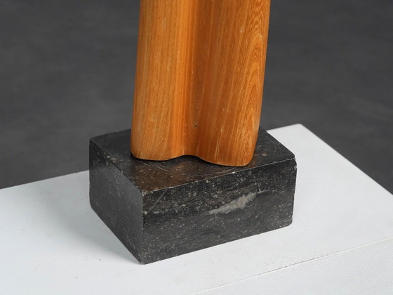 Sculptures Modernistes Biomorphiques en Bois Sculpté, Pays-Bas, Années 1970 – Wood, Vintage (photo 8 of 8)
