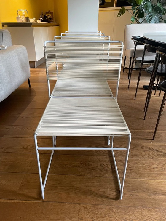 Image 1 of 4x Spaghetti Chair Giandomenico Belotti bianco per Fly Line