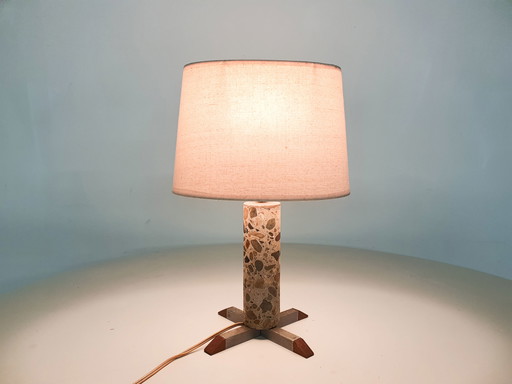Kleine Tischlampe aus Stein, Frankreich, 1960er Jahre