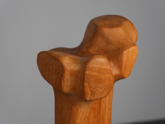Sculptures Modernistes Biomorphiques en Bois Sculpté, Pays-Bas, Années 1970 – Wood, Vintage (photo 5 of 8)