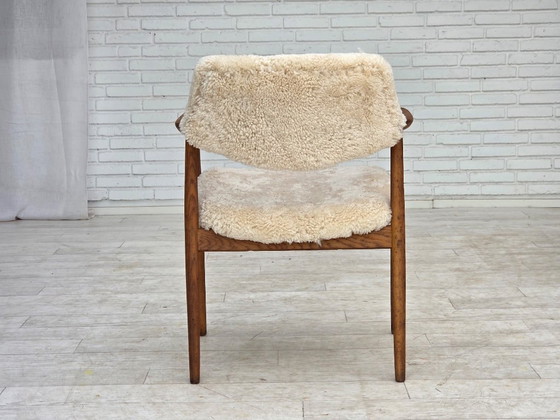 Image 1 of 1960s, Danish design by Erik Kirkegaard, model 43, genuine sheepskin.