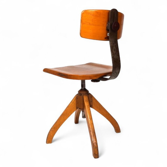 Image 1 of Ama Elastic office chair, Bauhaus style, 1950