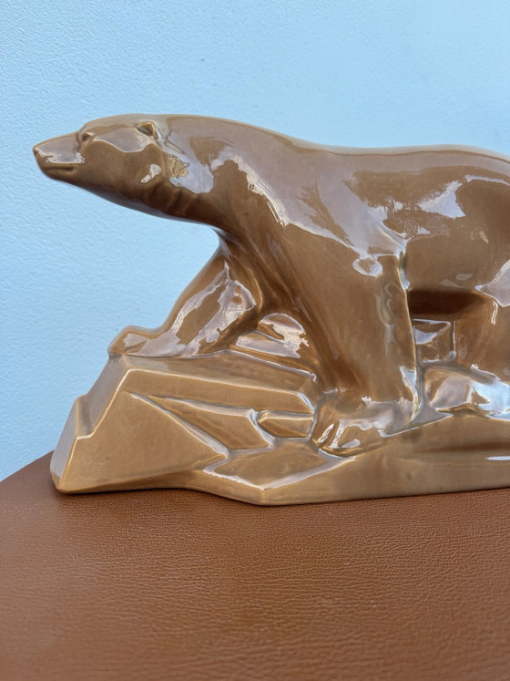 Scultura orso Art Déco E.Cazaux – Sculture, Ceramica (photo 2 of 15)