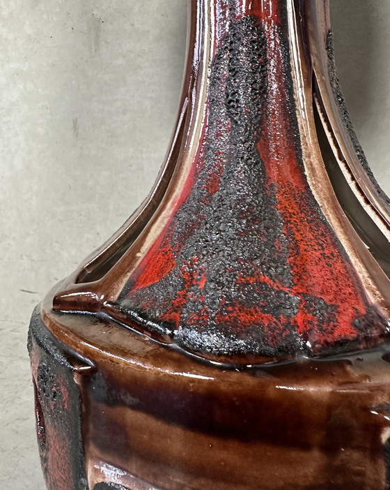 Image 1 of Lampe sur pied vintage XL à lave épaisse