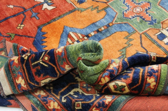 Image 1 of Russische antieke Kaukasische Ghazni Kazak Shirvan, meer dan 100 jaar oud, 314 x 265 cm
