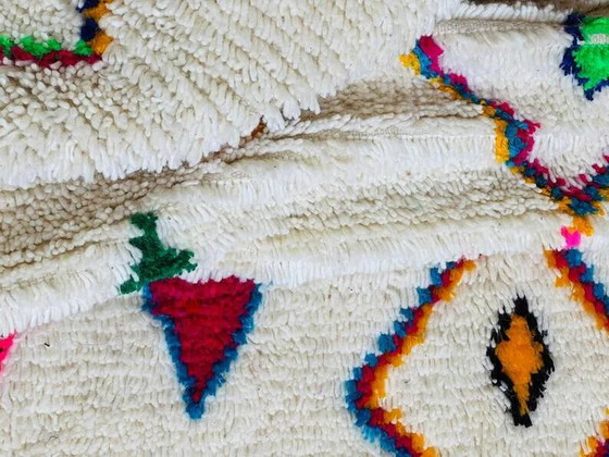 Tappeto in lana bianca decorato 200cm x 300cm – Tappeti, Wool, Modern (photo 2 of 8)
