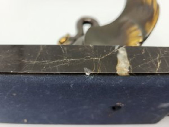 Image 1 of Juego de 2 sujetalibros de escayola y mármol