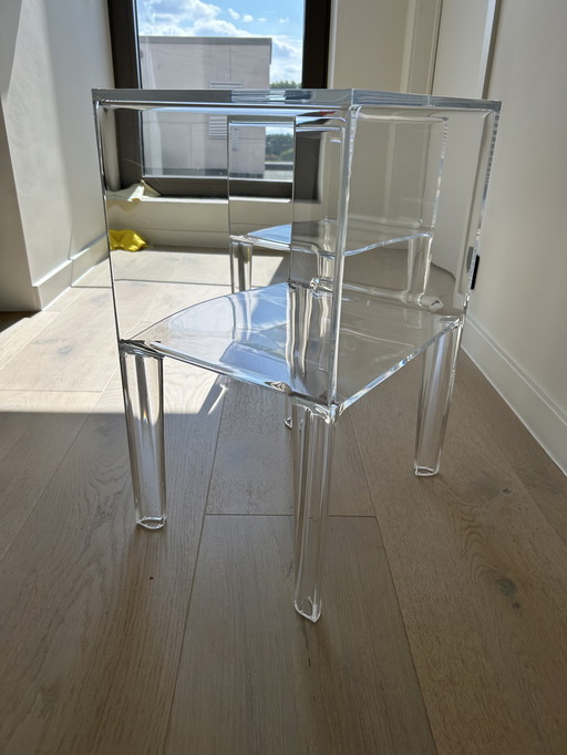 2x Kartell small ghost buster amber