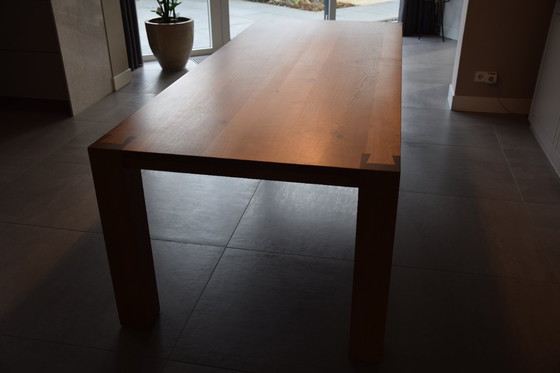 Image 1 of Tavolo da pranzo in legno di quercia