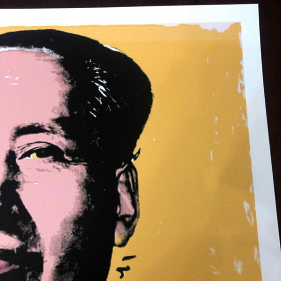 1990s After Andy Warhol "Mao Zedong" Lithograph – Lithographs & prints, Paper (photo 9 of 11)