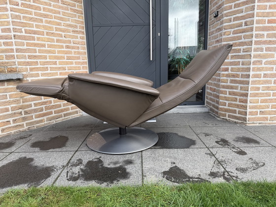 Image 1 of Jori Felini relax Medi Mono-move, Taupe leather incl. tear-shaped pillow