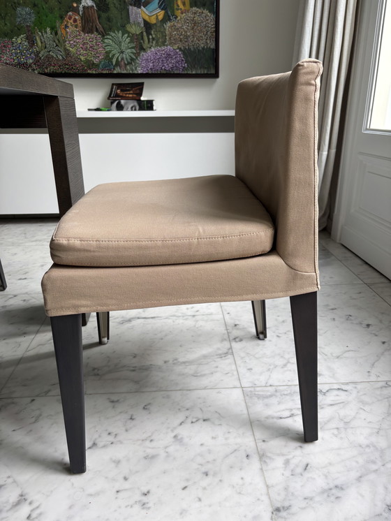 Image 1 of Maxalto dining table with matching Maxalto chairs (8)