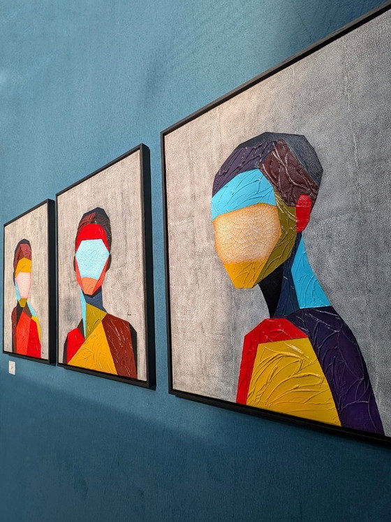 Image 1 of Triptych "Color Me" 