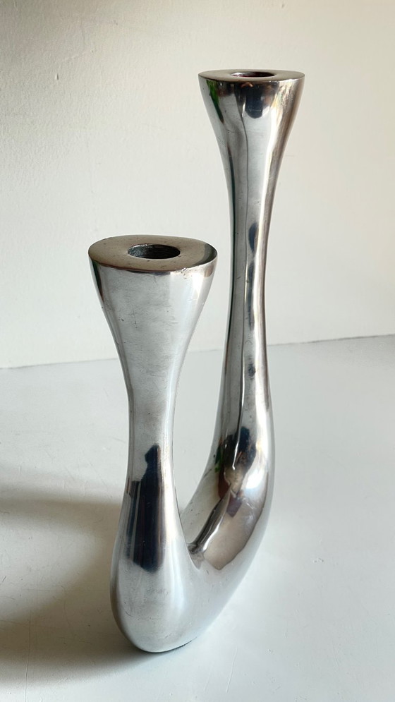 Image 1 of Candelabro antiguo de doble diseño