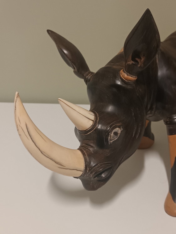 Ebbenhouten Neushoorn – Decoratieve objecten, Wood (photo 11 of 13)