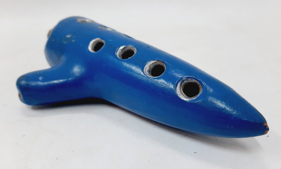 Image 1 of Ocarina vintage en argile à 12 trous