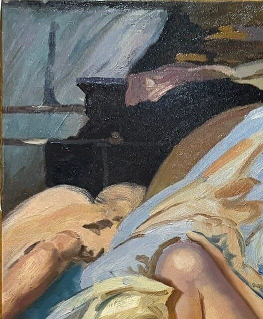 Gérard Parker – Nudo femminile classico – Dipinto a olio originale – 60x50 cm. – Dipinti e disegni (photo 3 of 5)
