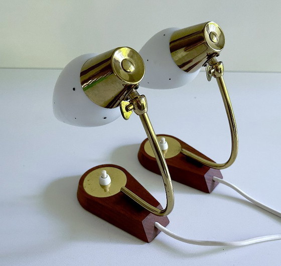 Image 1 of 2x lampes de table danoises