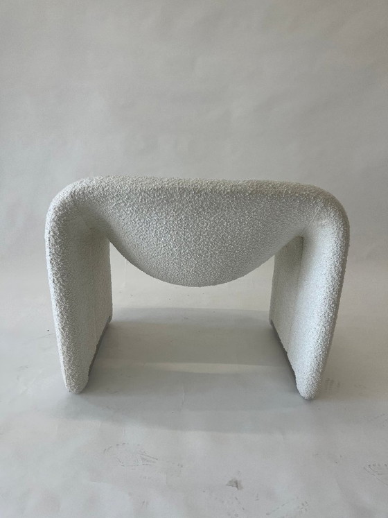 Sedia di design poltrona bouclé – Poltrone, Lana (photo 7 of 10)