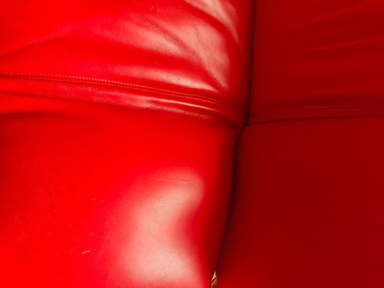 Image 1 of Leolux tango 2 pers pelle rossa