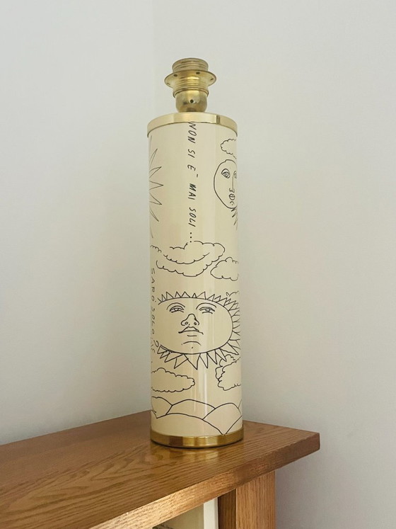 Rare Fornasetti table lamp – Metal, Brass (photo 5 of 12)