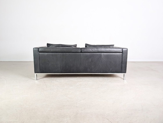 Image 1 of Divano originale de Sede DS-0040 in pelle, due posti, nero