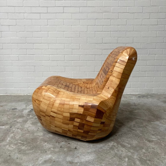 Fauteuil Club Monsieur par Max Jungblut – Wood (photo 4 of 11)
