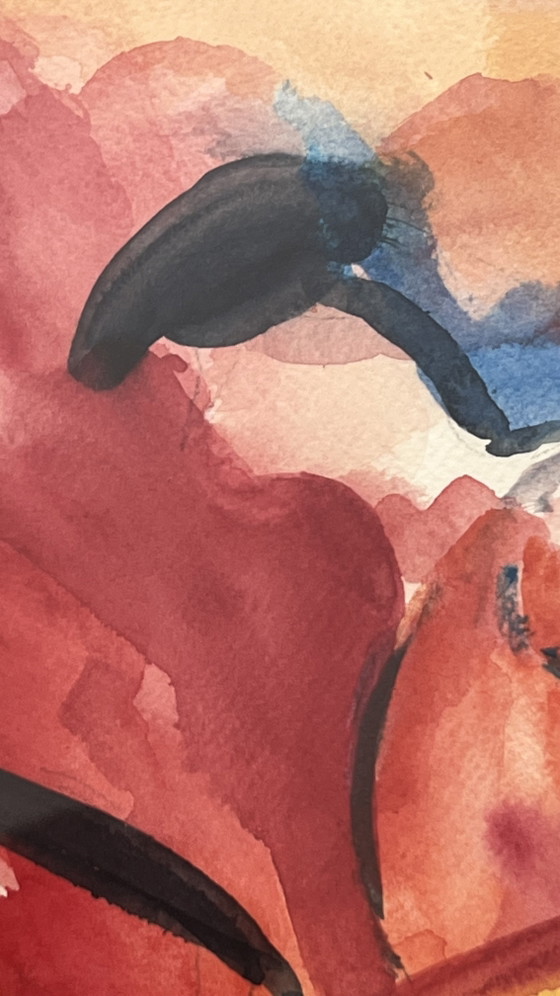 Acquerello Originale "Corrida" Jurjen Fontein – Dipinti e disegni, Glass, Paper (photo 8 of 8)