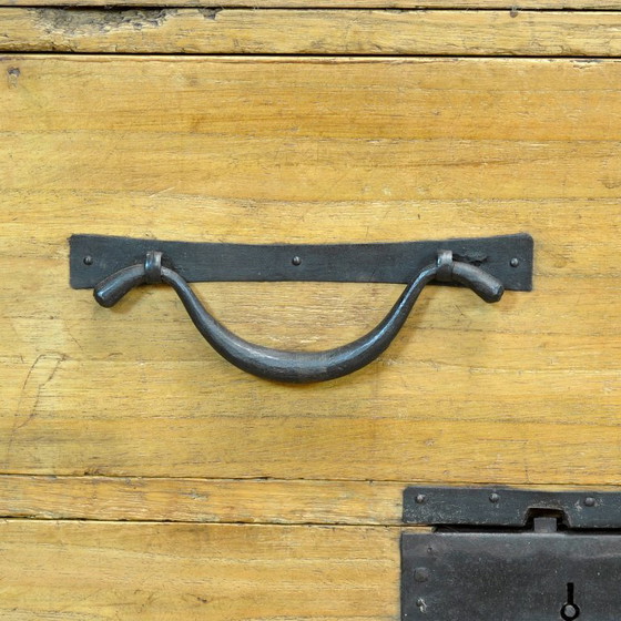 Japanese Tansu chest of drawers, circa 1870, Iron, Wood, Black (photo 11 of 15)