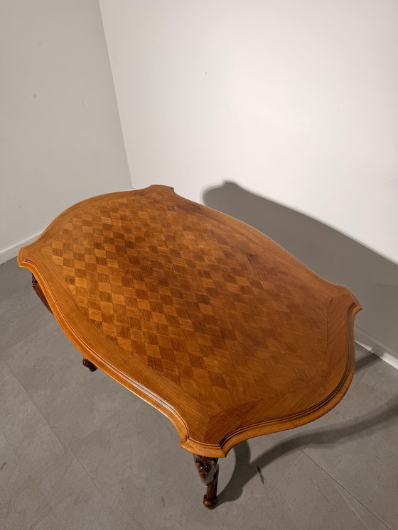 Table ancienne en marqueterie – Tables d'appoint (photo 3 of 5)