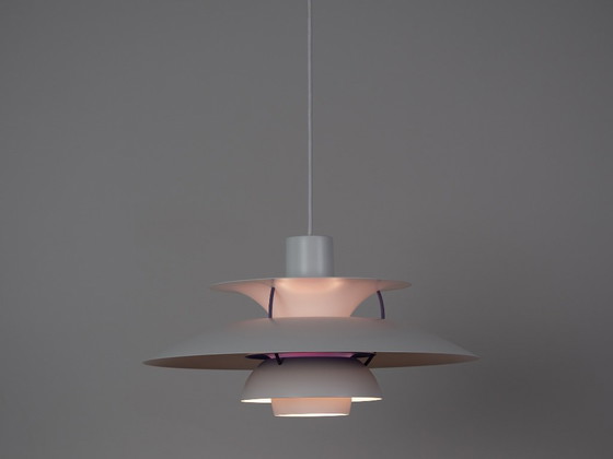 Dänische PH 5 Hängelampe von Poul Henningsen, Louis Poulsen, 1958 – Pendelleuchten, Aluminium (photo 3 of 11)