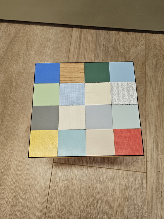 Image 1 of Set van 2 Vintage Plantentafeltjes Bijzettafeltje Tafeltje