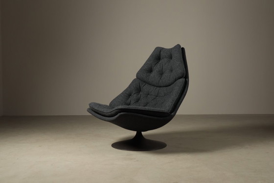 Image 1 of Artifort F588 lounge chair with ottoman by Geoffrey Harcourt, 1967