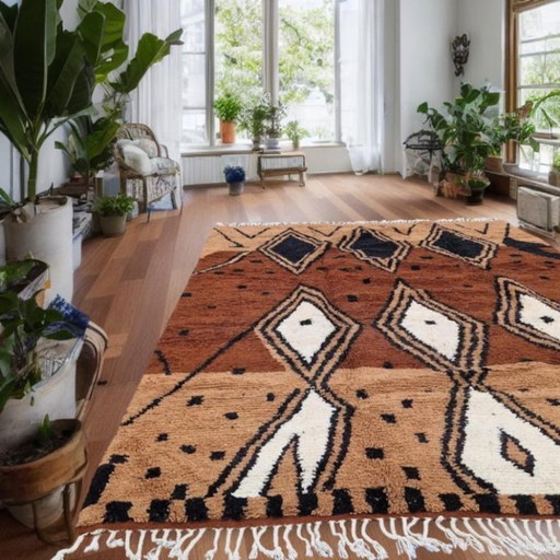 Tapis marocain traditional en laine 300cmx200cm