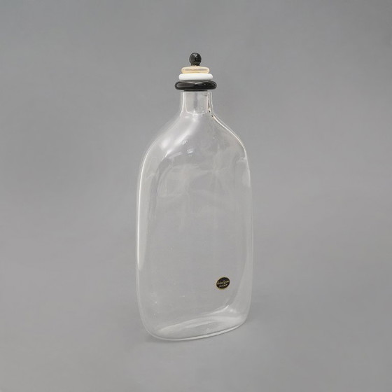 Image 1 of Botella de cristal de Murano con tapón de Giovanni Cenedese, década de 1970