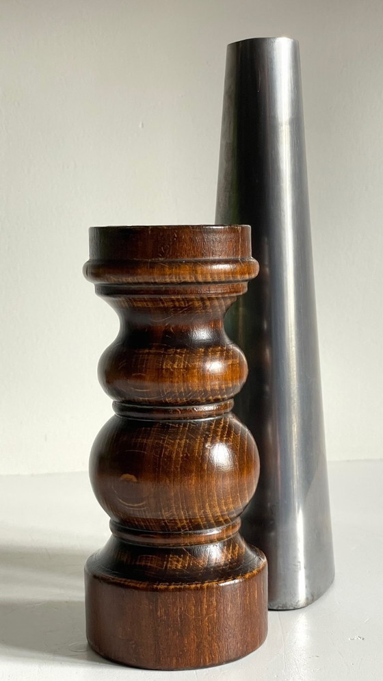 Image 1 of BOUGEOIRS Bois et Métal Ikea VINTAGE