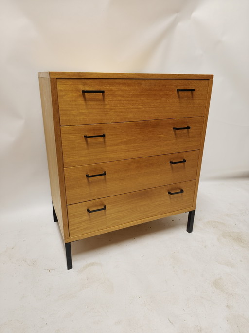 Vintage ladenkast met 4 lades

