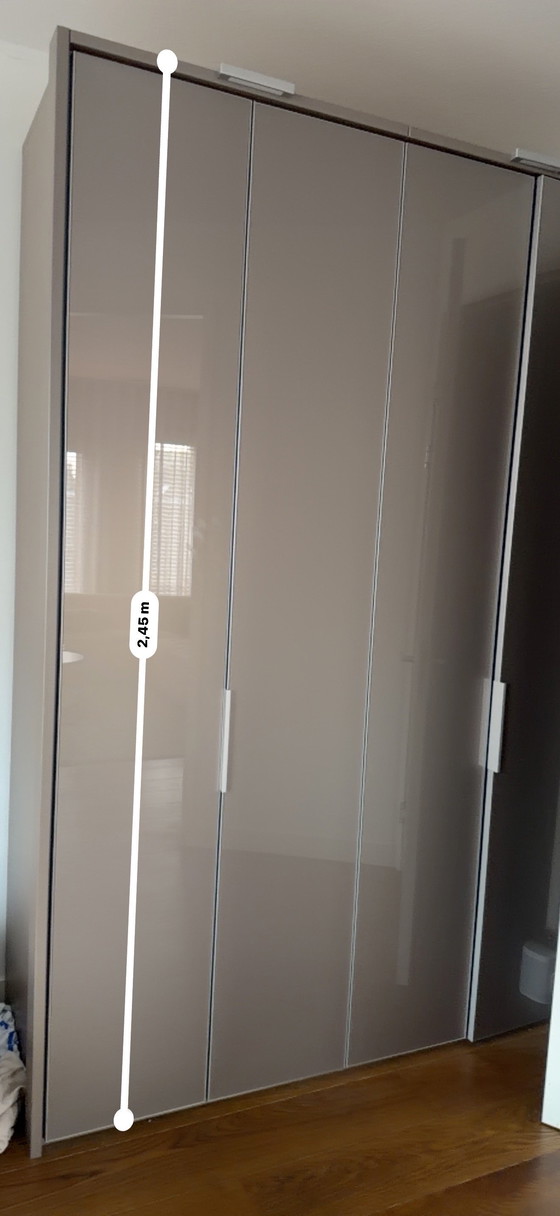 Image 1 of Nolte wardrobe gray as new (1/2) with light