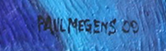 Image 1 of Large structural painting 'Girl in the Grass'