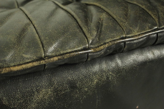 Image 1 of De Sede DS-11 Modular Lounge Set – Black Leather, 1970s Swiss Design