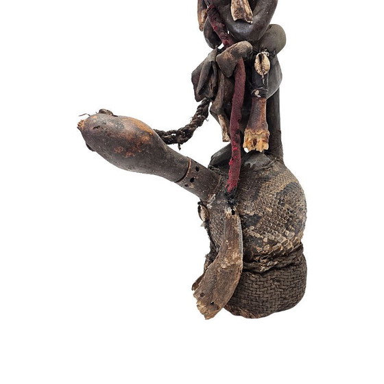 Image 1 of Fétiche de statue d'Afrique centrale ancienne/type Nkisi, milieu du XXe siècle