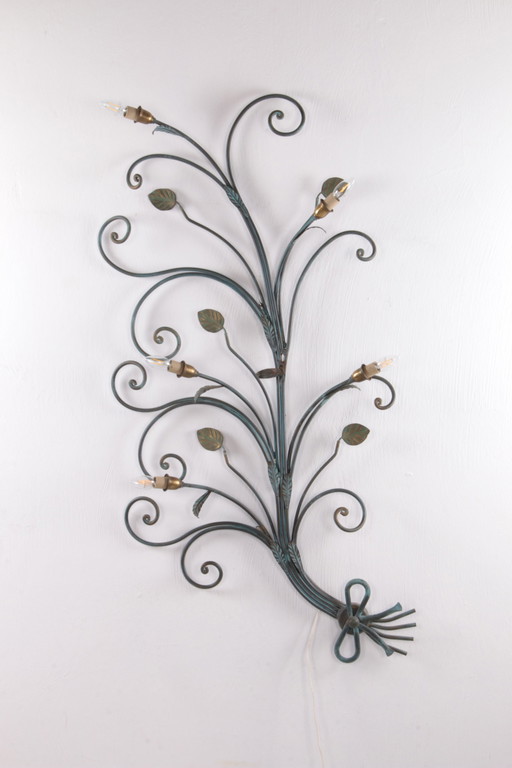 Vintage Wall Light made of bronze,1970 France.