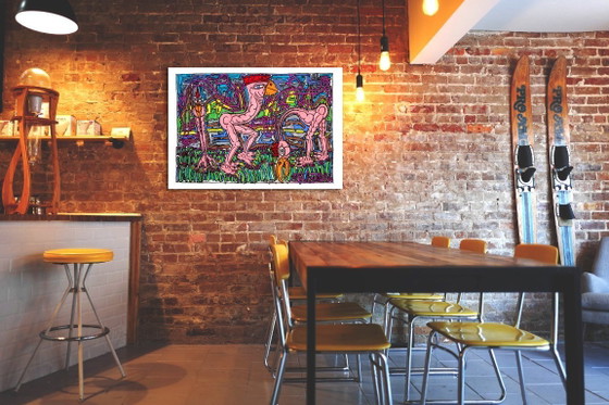 Image 1 of Trio de Roicos - Robert Combas - 1986 Affiche 70 x 100 cm