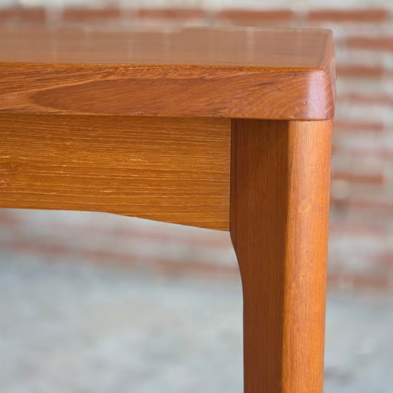 Henning Kjaernulf, Vejle Denmark, vintage 60s table, Dining tables, Wood, Brown, Scandinavian (photo 14 of 18)