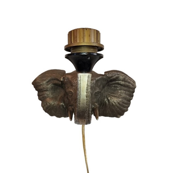 Image 1 of Lampada da parete Elephant in ottone massiccio