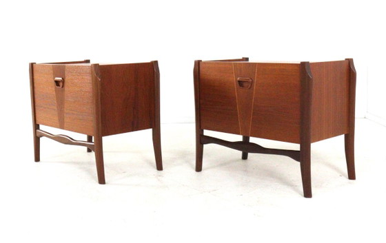 Set di 2 comodini in teak, comodino vintage – Wood (photo 13 of 14)
