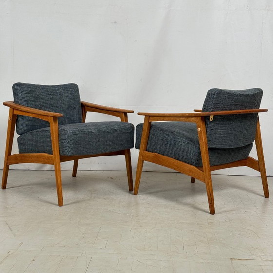Image 1 of Pair of Fully Refurbished MCM Armchairs, 1960s – Mid-Century Modern