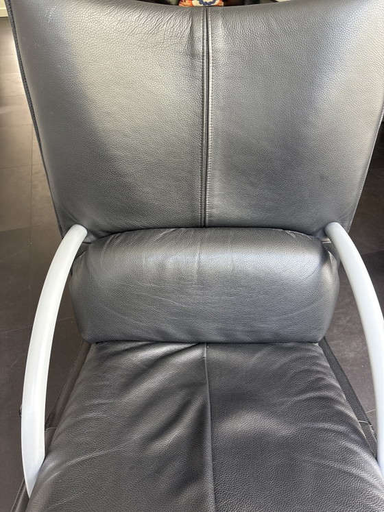 Rolf Benz Fauteuil – Leather, Metal (photo 4 of 12)