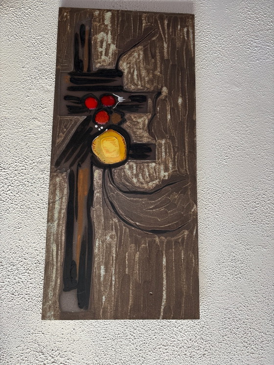 Ceramic, Wall decoration, Stone, Grey (photo 6 of 6)